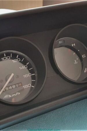 classic mini twee klokken set 180 km/u jaren 80 YAC106980PM