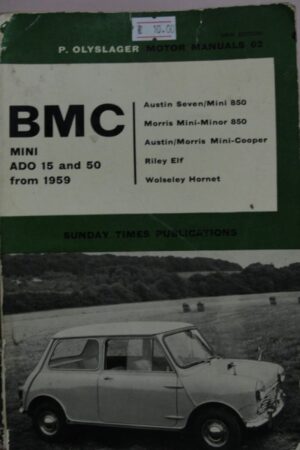 1959-1965 BMC vraagbaak ADO 15 ADO 50 1965