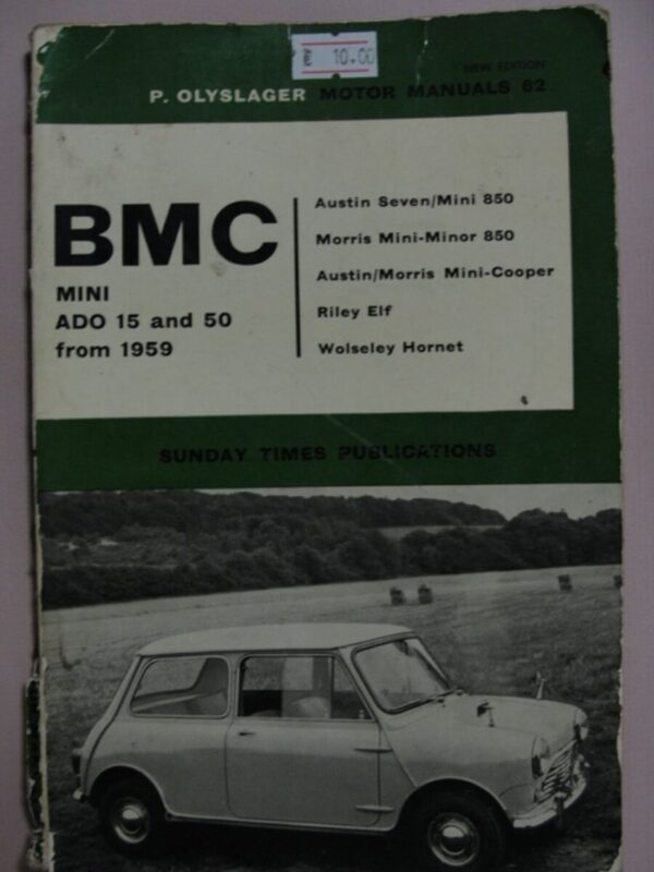 1959-1965 BMC vraagbaak ADO 15 ADO 50 1965