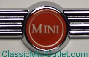 Motorkap wing badge rood