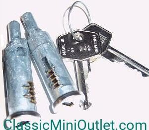 Deursloten met sleutels cilindersloten set (4 delig)