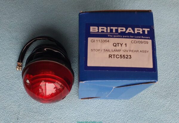 STOP / ACHTERLICHT 12V ACHTERKANT RTC5523 britpart