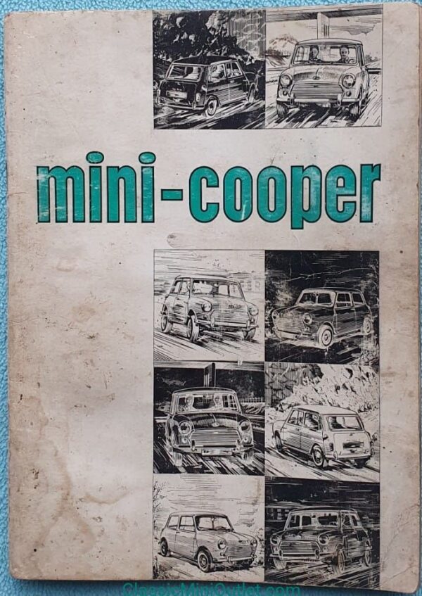 1968-04 BMC Mini Cooper en Mini Cooper  S MK II instructie boekje AKD 7119 Dutch