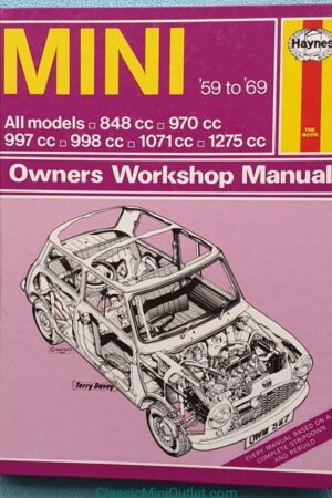 1959-1969 Haynes Owners Workshop Manuel ISBN 0 8569527 8 als nieuw