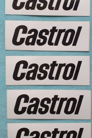Castrol 5 stickers
