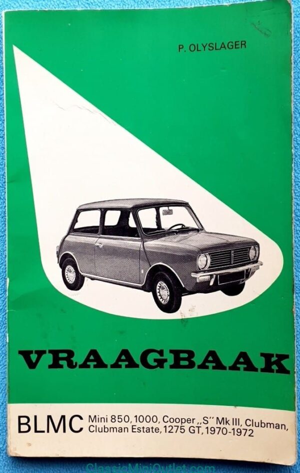 1970-1972 BLMC Vraagbaak Cooper"S" MK III Clubman 1275 GT Estate