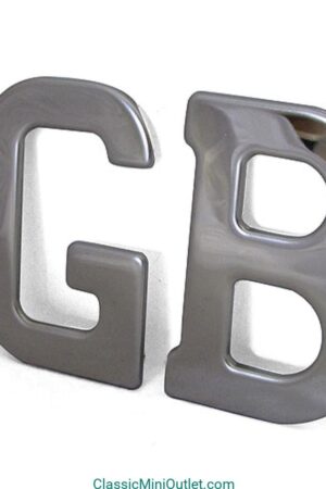 Chroom GB embleem - Achterklep badge