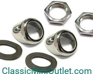 Ruitenwisser doorvoer set - Chroom