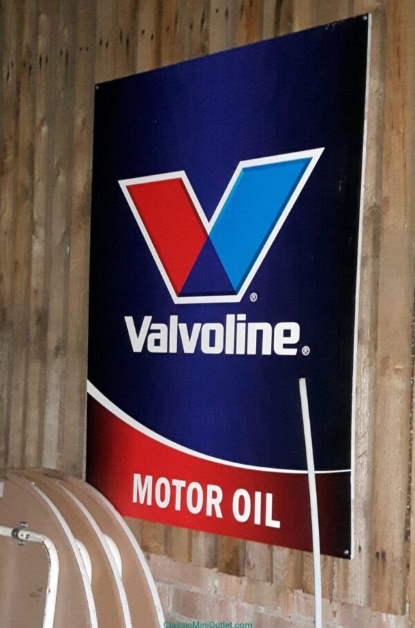 valvoline motor oil werkplaats reclamebord (kunststof) 75/100