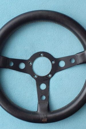 Lederen Italiaans sportstuur (33 cm) zonder naaf