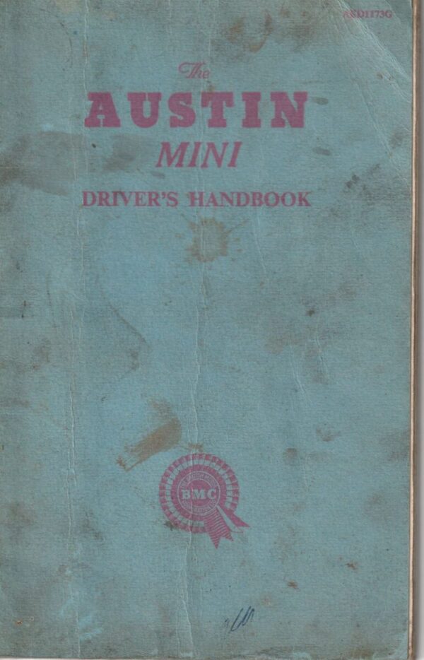 Austin Mini Driver’s Handbook – Origineel (Engelstalig, 1962)