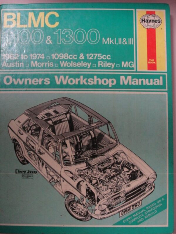 BLMC. 1100 and 1300 Owner's Workshop Manual 1977