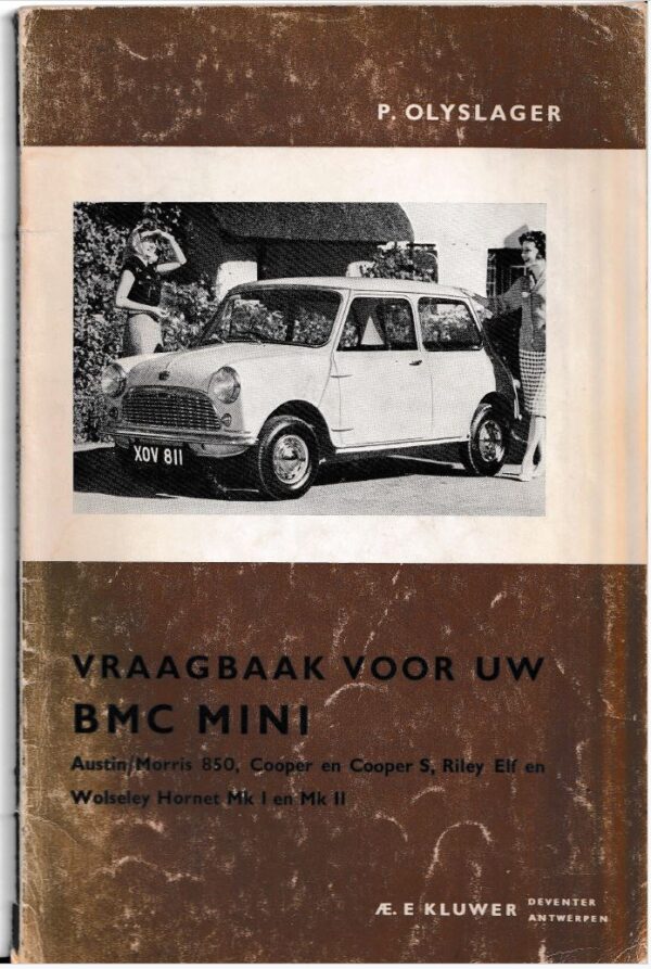 1959-1965 vraagbaak BMC Mini ADO 15 ADO 50 tweede druk 1965