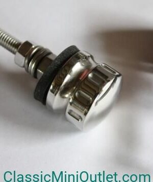 Grill snel montage set, chroom.