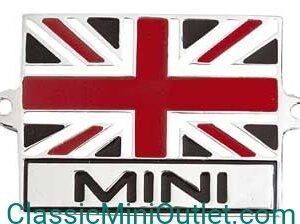 Union Jack met Mini logo