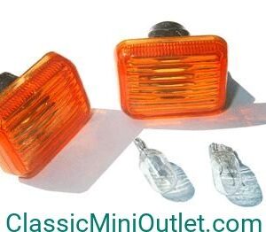 Zij knipperlichten - oranje