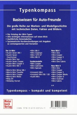 1959 Typenkompass Mini & New Mini 2009 Classic Mini Outlet