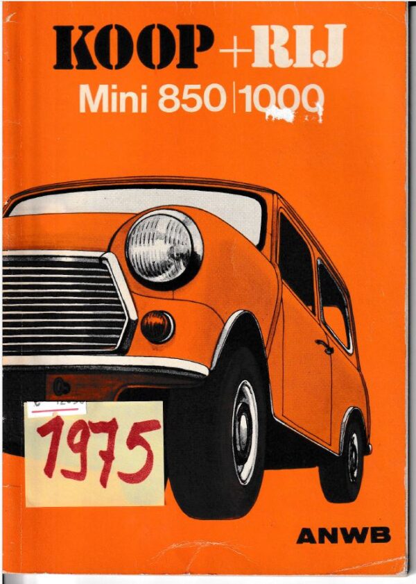 1975 Koop + Rij Mini 850 1000 uitgaven ANWB