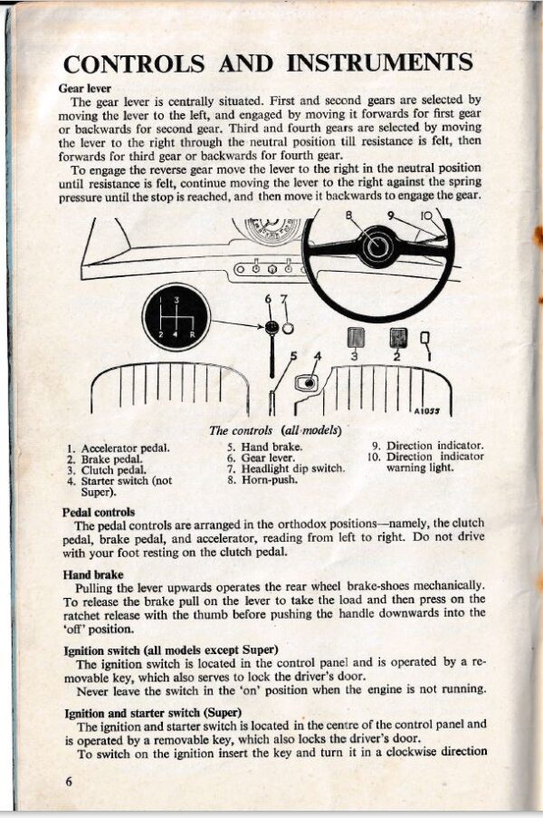 Austin Mini Driver’s Handbook – Origineel (Engelstalig, 1963) - Afbeelding 5