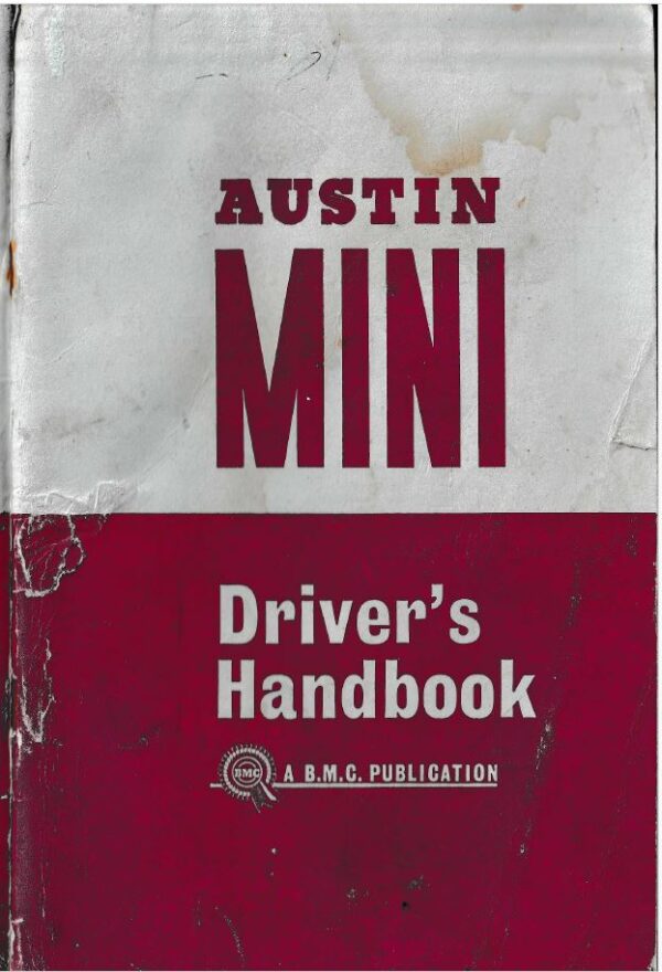 Austin Mini Original Driver’s Handbook (1965) – No. AKD 3887E