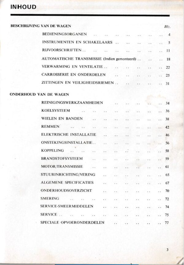 Instructieboekje voor de Mini 850 & 1000 (nr. AKM 3585, Uitgave 3, Nederlands 1978) - Afbeelding 4