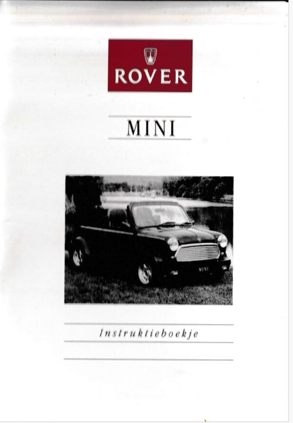 Rover Mini Instructieboekje (1995) – No. RCL 0015DUT